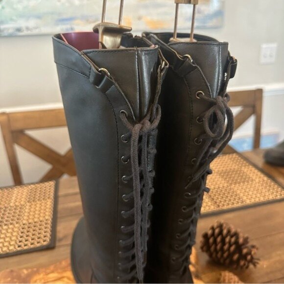 Vintage Soft Leather Black Equestrian Riding Boots Women’s Size 40 / US 10 - Picture 10 of 15